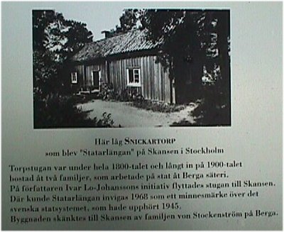 Minnesplakat, Snickartorp